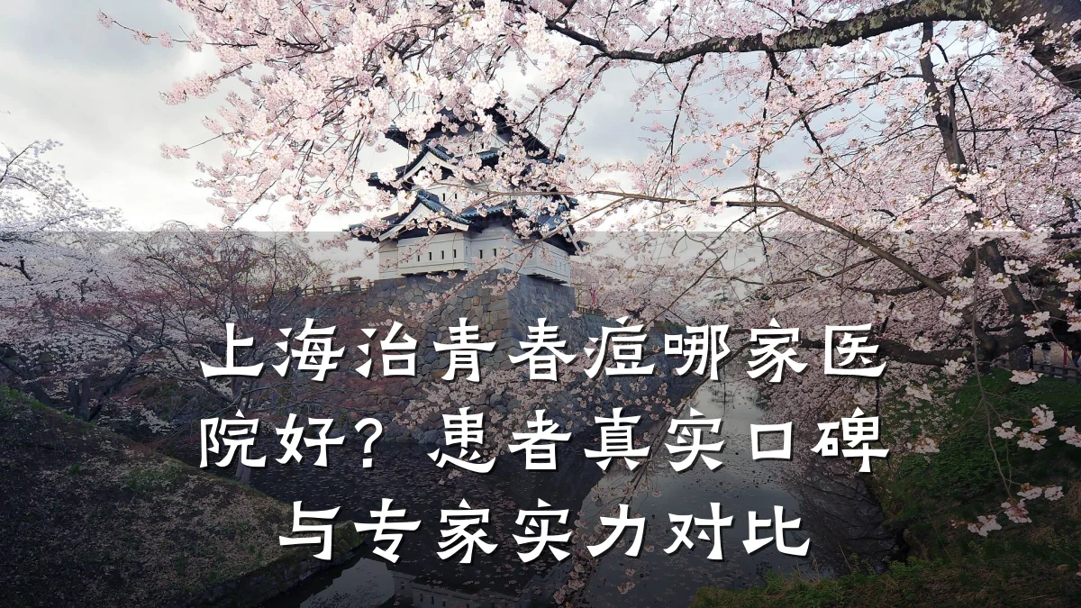 上海治青春痘哪家医院好？患者真实口碑与专家实力对比
