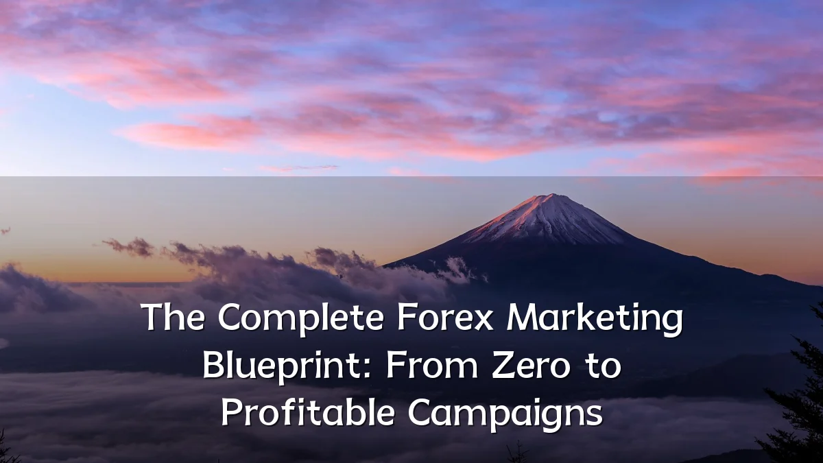 The Complete Forex Marketing Blueprint: From Zero to Profitable Campaigns
