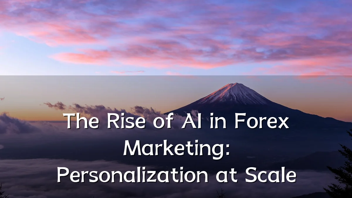 The Rise of AI in Forex Marketing: Personalization at Scale