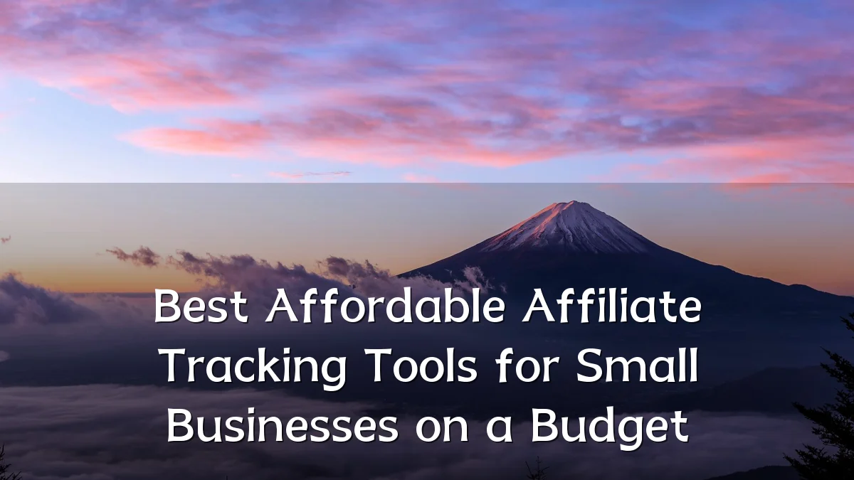 Best Affordable Affiliate Tracking Tools for Small Businesses on a Budget