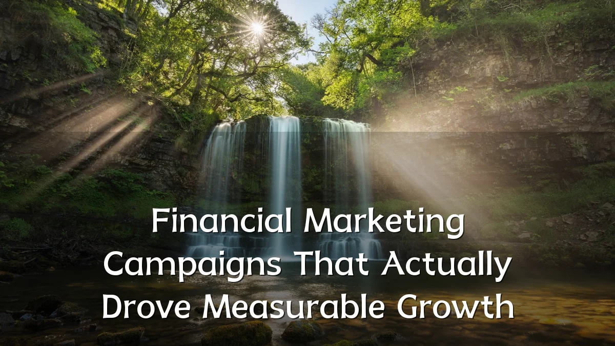 Financial Marketing Campaigns That Actually Drove Measurable Growth