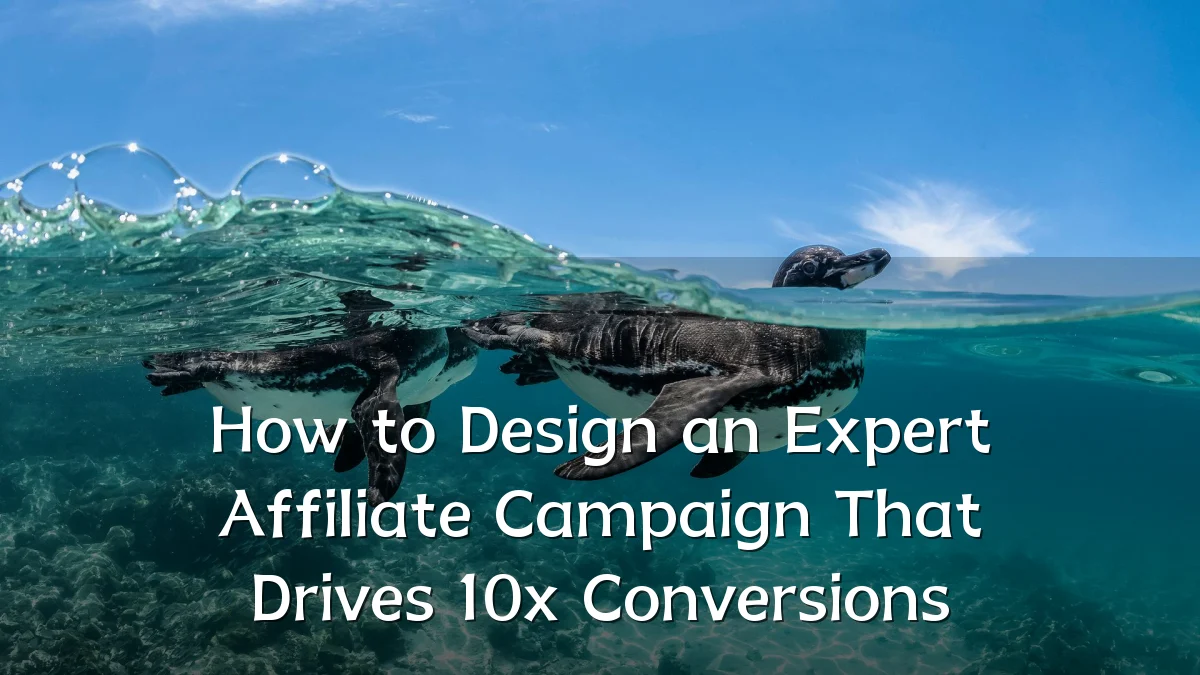 How to Design an Expert Affiliate Campaign That Drives 10x Conversions