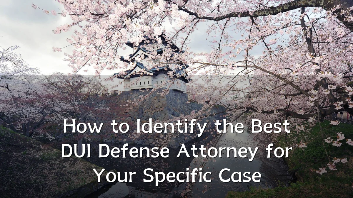 How to Identify the Best DUI Defense Attorney for Your Specific Case