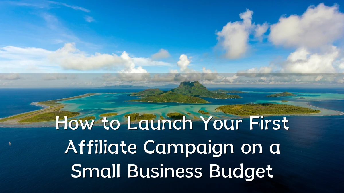 How to Launch Your First Affiliate Campaign on a Small Business Budget