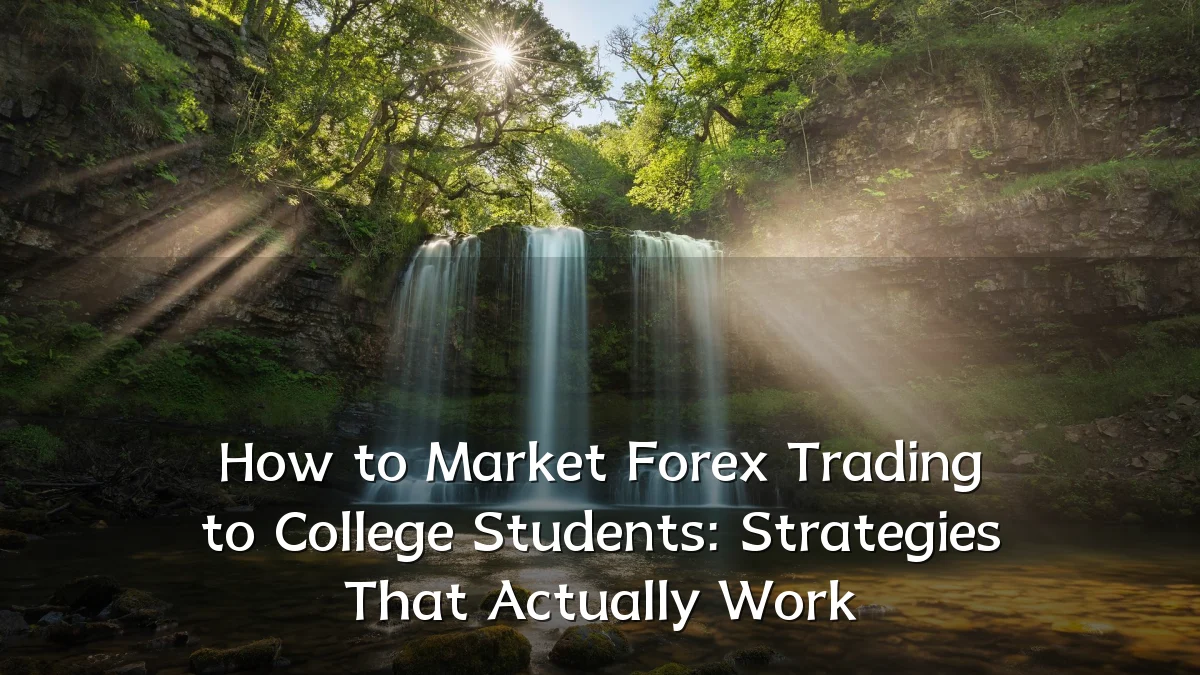 How to Market Forex Trading to College Students: Strategies That Actually Work