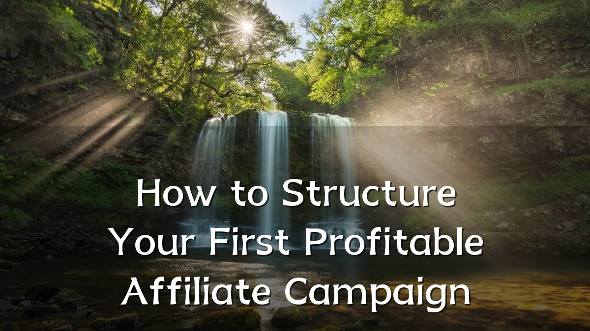 How to Structure Your First Profitable Affiliate Campaign