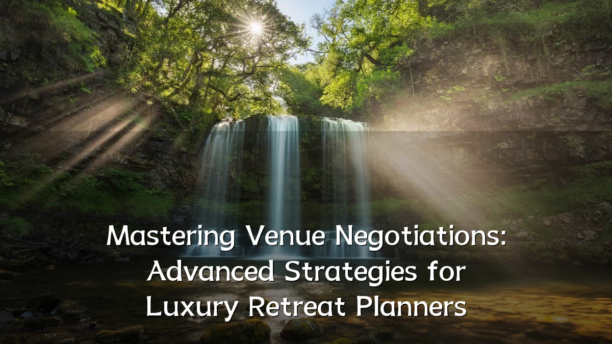 Mastering Venue Negotiations: Advanced Strategies for Luxury Retreat Planners