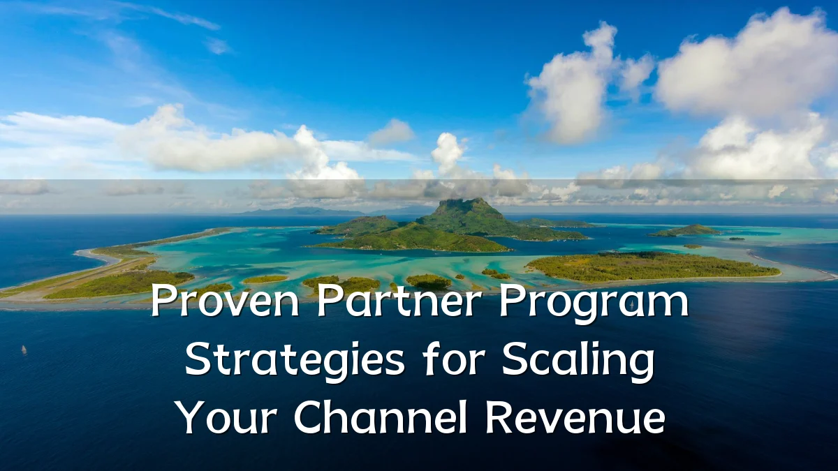 Proven Partner Program Strategies for Scaling Your Channel Revenue