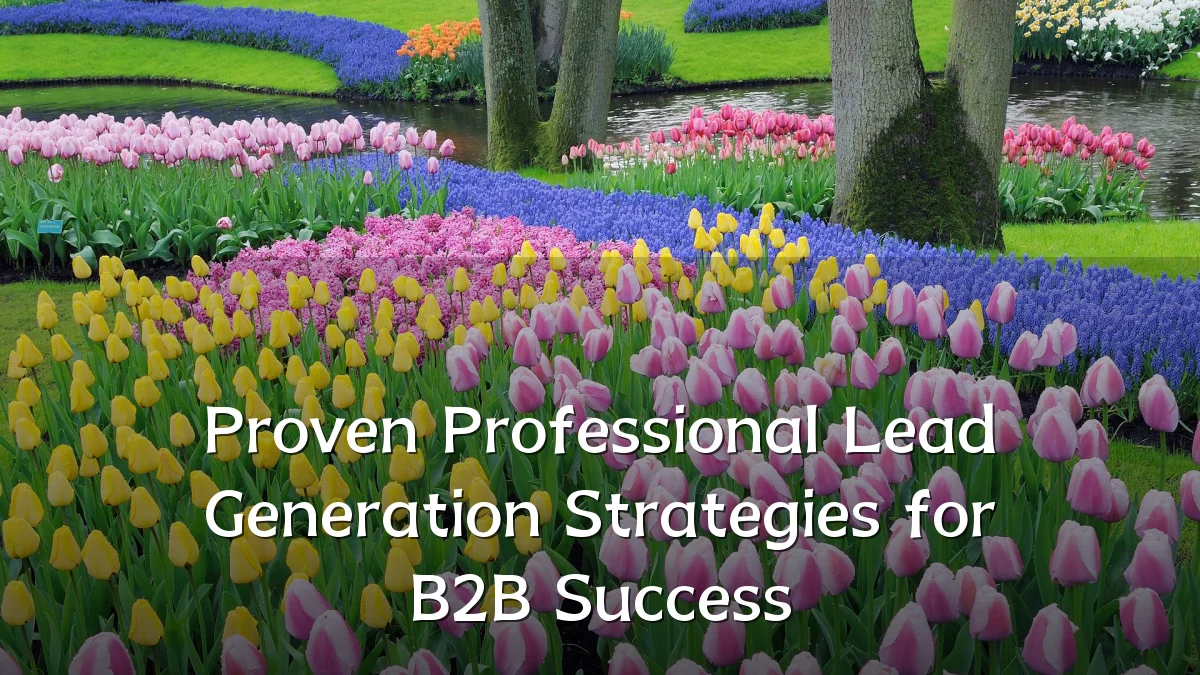 Proven Professional Lead Generation Strategies for B2B Success