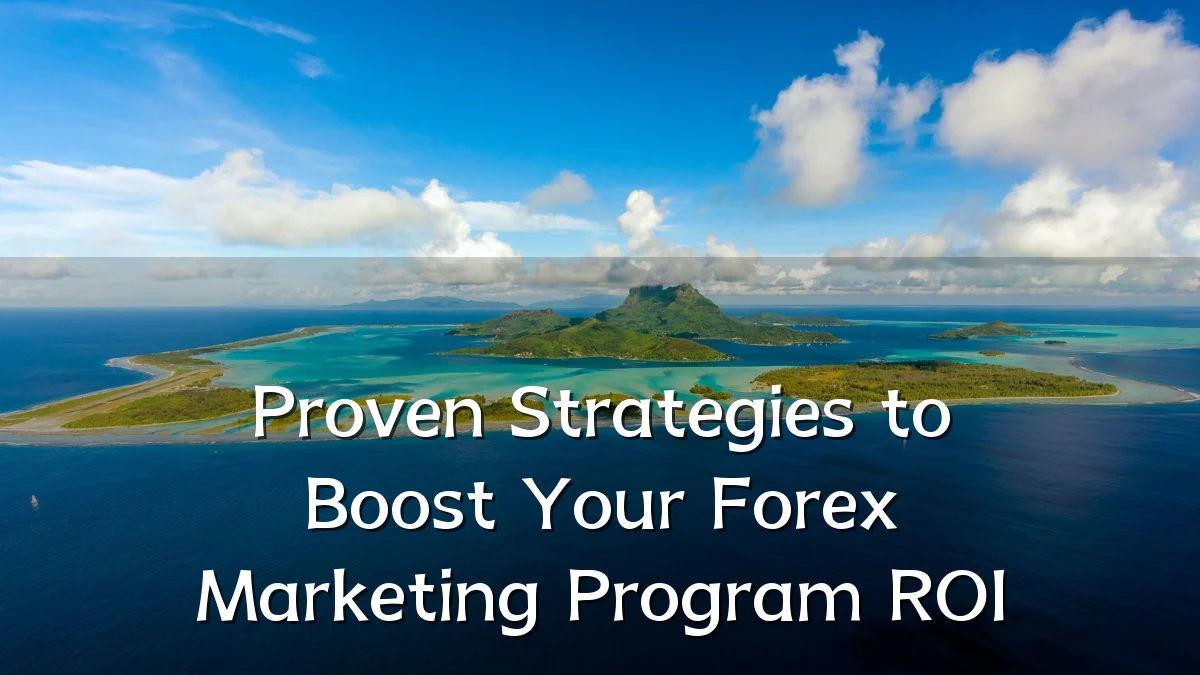 Proven Strategies to Boost Your Forex Marketing Program ROI
