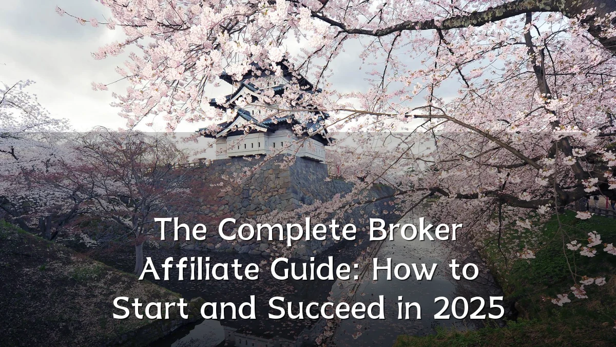 The Complete Broker Affiliate Guide: How to Start and Succeed in 2025