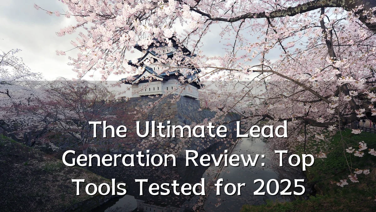 The Ultimate Lead Generation Review: Top Tools Tested for 2025