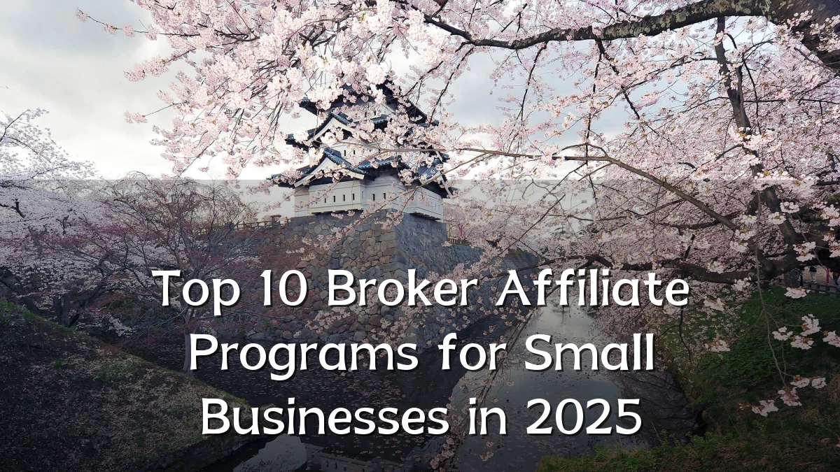 Top 10 Broker Affiliate Programs for Small Businesses in 2025
