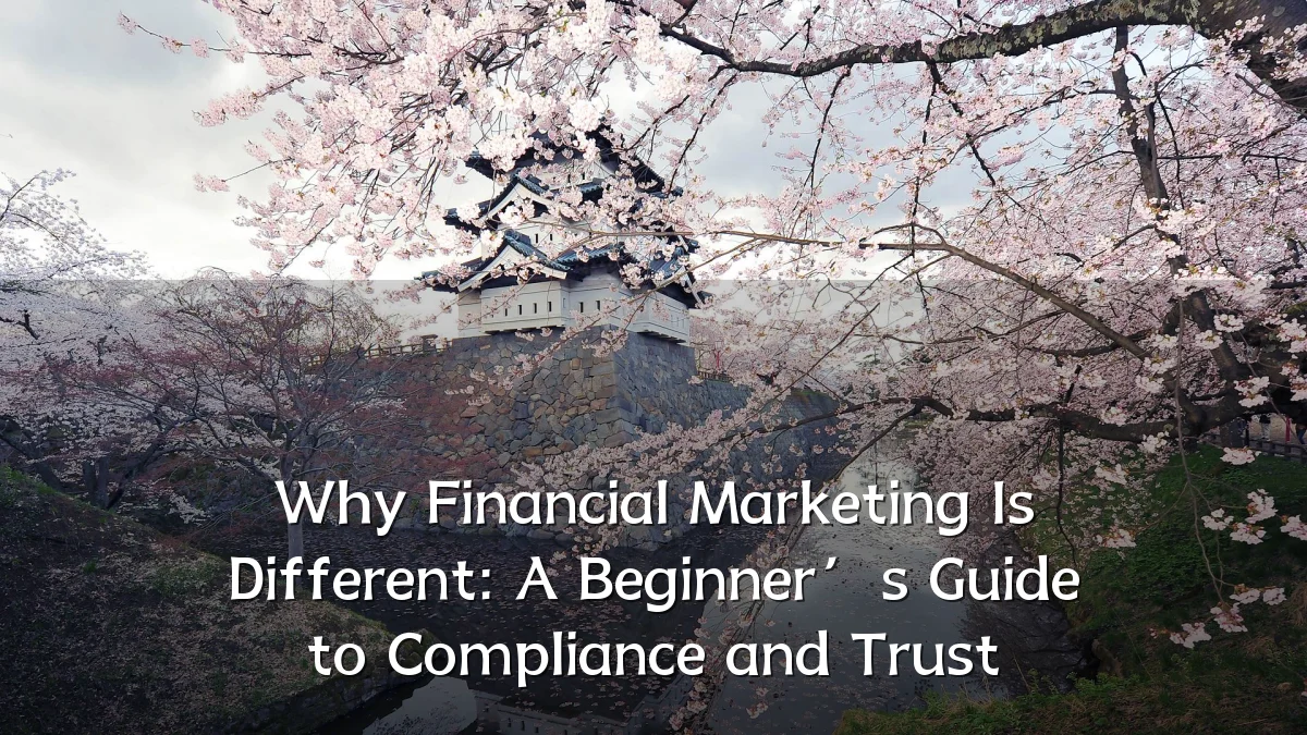 Why Financial Marketing Is Different: A Beginner’s Guide to Compliance and Trust